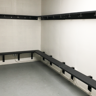 Equipment Hooks and Benches