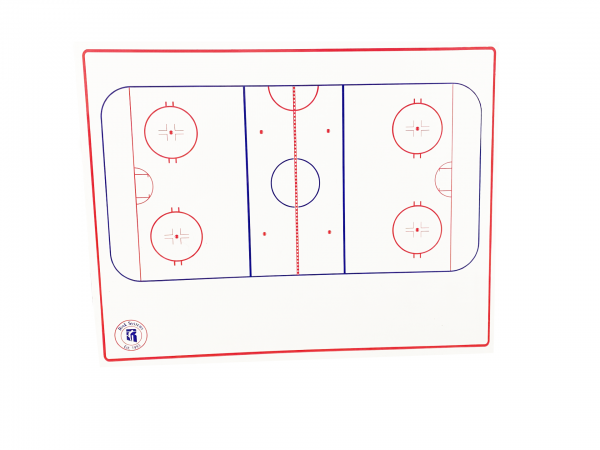 Dry Erase Hockey Rink Sticker